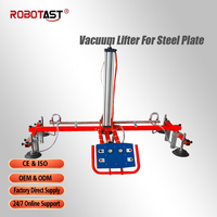 Pengangkat Lembaran Logam Kelas Industri Terlaris, Pneumatik Vakum Karet Suction Cup 300kg Langsung dari Pabrik Dengan Jib Crane