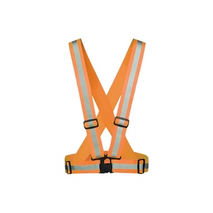 Bretelle Riflettenti Verdi Regolabili in Cotone Elastico con Nastro Riflettente per Corsa Notturna, Gilet di Sicurezza per Esterni e Zaino - Product Image 2