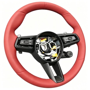 Volante Rojo al por Mayor con Perilla SC para Cayenne Macan <span class=keywords><strong>Carrera</strong></span> <span class=keywords><strong>GT</strong></span> 991.2 970 957 997 912 - Product Image 2