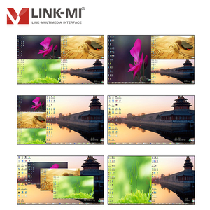 1080P 4x1 HDMI + VGA + CVBS + USB Video multiviewer với IR RS232 trường hợp chính hỗ trợ chuột bàn phím - Product Image 2