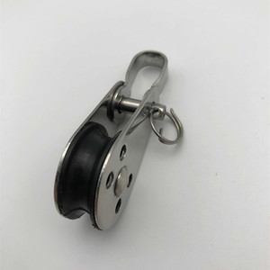 Puleggia per vela marina in acciaio inossidabile 316 piccola puleggia per barca a vela di sollevamento per Kayak da barca - Product Image 3