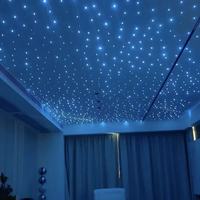 RSPOF PMMA Plastique LED Fibres Optiques à Éclatement Lumineux 0.75mm RGBW Couleurs Mélangées IP68 500-1000pcs Effet Ciel Étoilé Scintillant Maison/Voiture