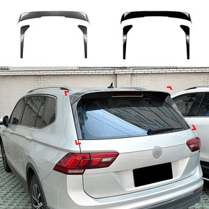 Volkswagen Tiguan MK2 Rear Wing 121x23x14cm Piano Black Carbon Fiber Texture ABS R-Line Style 2017-2023 - Product Image 1