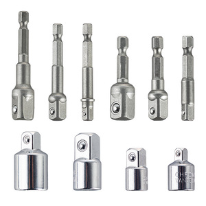 <b>Socket</b> Adapter Joint 1/2 1/4 3/8 Square Drive Ball Hex Carbon Steel Chrome Plated Automotive Repair - Product Image 5