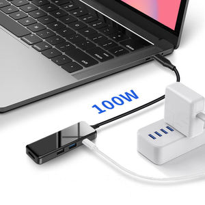 Multi Function Type <b>C</b> to <b>USB</b> 4 Port Multi Splitter <b>Adapter</b> 4 in 1 <b>USB</b> 3.0 HUB OTG Type-<b>C</b> HUB for Macbook Pro PC Computer - Product Image 5