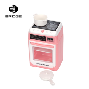 ألعاب أطفال شعبية وممتعة، مجموعة فرن وردي، أثاث مطبخ، ألعاب تمثيل أدوار للأطفال، مجموعة فرن بلاستيكية صغيرة - Product Image 5