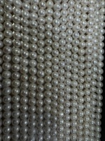 Perles d'eau douce naturelles en gros, 9 à 10 mm, perles rondes, brins de perles pour la fabrication de bijoux de mode