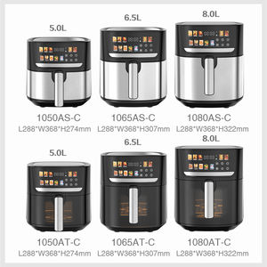 หม้อทอดไร้น้ำมันอเนกประสงค์ดิจิตอลสมาร์ทโฮม ดีไซน์ใหม่ล่าสุด แผงสแตนเลส ความจุ 5.5 ลิตร <span class=keywords><strong>6</strong></span>.5 ลิตร - Product Image 2