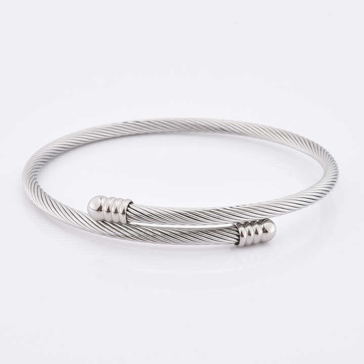 DEFORMATION TWIST BANGLE