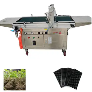 High Speed Farming Equipment Needle Tray Seeder Grain Seeds Planter Machine with Fertilizer Box