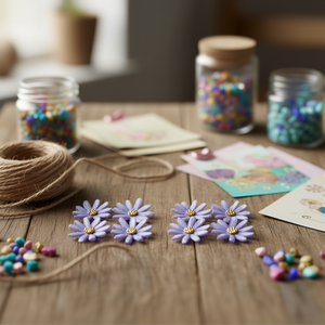 Ilan Flores Fiori Secchi per Decorazioni Artigianali, 2,5 cm, Set da 6 Pezzi - Product Image 2