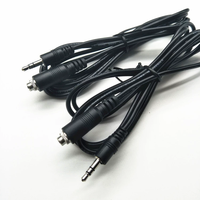 Câble d'extension audio Jack 2,5 mm, connecteur AUX TRS trois canaux, gaine PVC, mâle-mâle, stéréo, pour voiture, paire torsadée