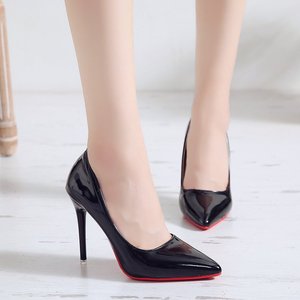 Zapatos de Mujer 2026, Primavera Verano, Tacón Alto de 10 cm, Zapatos Sexys de Punta Puntiaguda para Fiesta, Zapatos de Lujo con Suela Roja para Mujer, Nuevos Estilos de Tacones - Product Image 5