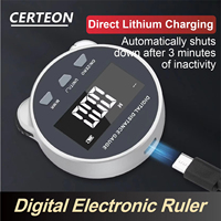 Rechargeable Digital Rolling Ruler Portable High Precision Tool for Length Measuring Electronic Distance Meter