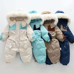 <b>Babies</b> ODM High Quality Kids All in One Winter Warm <b>Ski</b> <b>Suit</b> <b>Baby</b> Allover Snowsuit - Product Image 3
