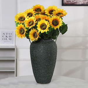 Greenway Artificial <b>Sunflower</b> 60Cm Yellow Single Piece Home Decor Wedding Prop - Product Image 4