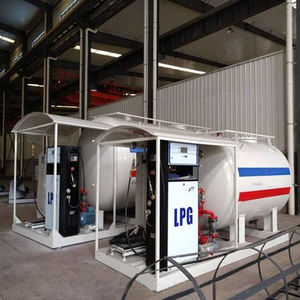 5000 litres Réservoirs de stockage de gaz 2.5ton Pression Ammoniac Semi Trail <span class=keywords><strong>Propane</strong></span> lpg réservoir Skid Station - Product Image 2