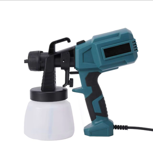 Pistolet <span class=keywords><strong>de</strong></span> peinture électrique portable sans balais avec gobelet <span class=keywords><strong>de</strong></span> 800 ml pour usage domestique et industriel, alimentation sous pression HVLP - Product Image 6