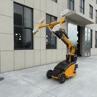 Robot chariot élévateur électrique à batterie pour le chargement et le déchargement de vitres isolantes et de portes à double vitrage robustes
