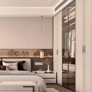 Armario de Madera Estilo Chino Personalizable, Juego de Dormitorio Completo en Tamaño Nuevo, Muebles para Dormitorios Modernos, Gran Venta - Product Image 3