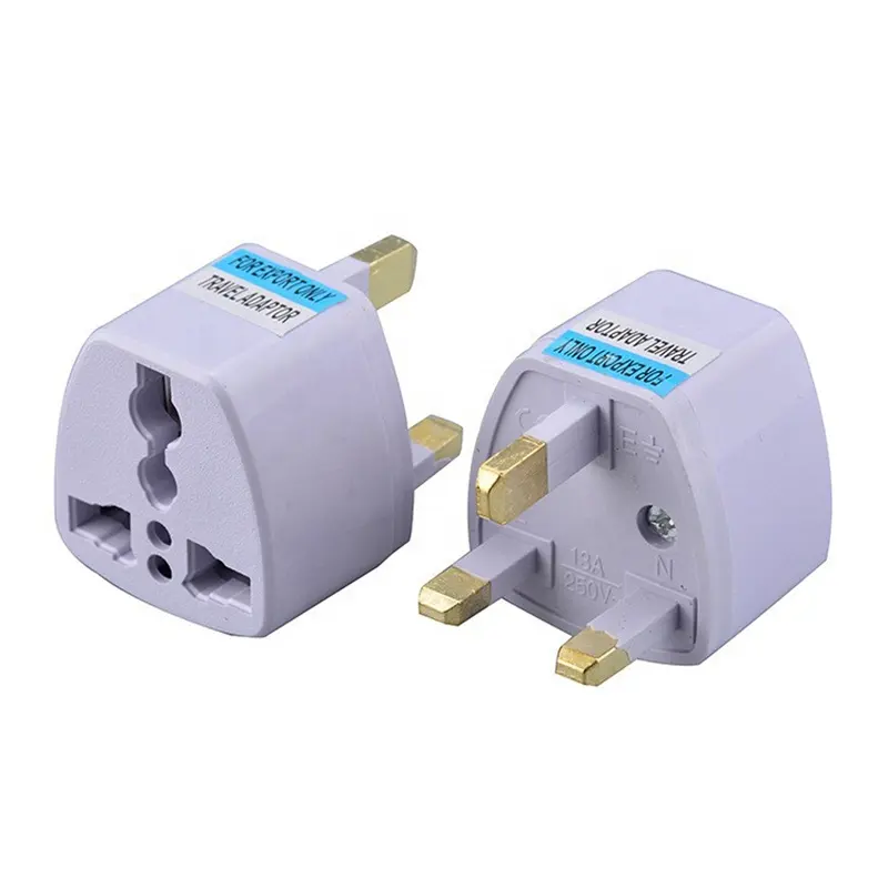 Cantwell – convertisseur de prise UK à 3 broches, adaptateur de voyage, adaptateur universel de prise EU à UK, adaptateur de prise 10amp