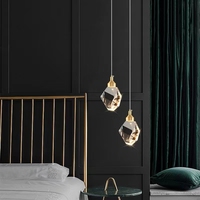 Lustre LED doré de style nordique moderne et luxueux, luminaire suspendu pour petite villa, duplex, escalier, restaurant, maison, avec longs cristaux