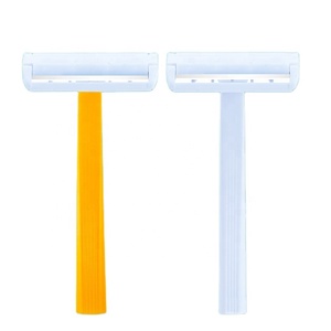 Bac dao cạo lưỡi đơn màu Vàng Máy cạo râu <span class=keywords><strong>5</strong></span> mảnh gói Thụy Điển lưỡi thép không gỉ máy cạo râu lưỡi dao cạo dùng một lần - Product Image 2