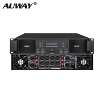 Amplificateur de puissance professionnel de classe H MT-1300 (4 x 1200 W) - Amplificateur de puissance haute performance 2U pour montage en rack - Amplificateur de puissance pour les performances sur scène