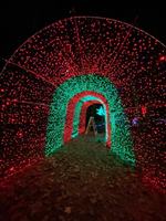 Arche lumineuse LED étanche pour tunnel de lumière, décoration commerciale extérieure pour Noël et les fêtes, pour événements et parcs