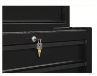 Haute qualité 26 pouces 4 tiroirs Durable Roller Tool Box Cabinet Noir