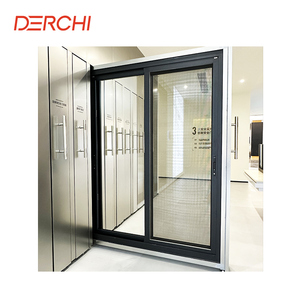 <span class=keywords><strong>Finestra</strong></span> <span class=keywords><strong>Scorrevole</strong></span> in Alluminio DERCHI con Motivo a Ponte Rotto, Insonorizzata e Antivento, Porte Moderne per Interni di Case - Product Image 3