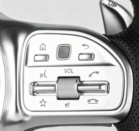 Vente en gros de volants en fibre de carbone personnalisés avec boutons de commande tactiles pour Mercedes Benz - Classe C, Classe E, Classe S, GLC, GLE, GLS, W205