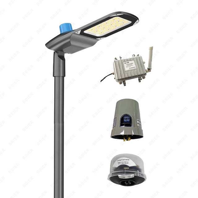 BBIER 4G Lora-wan IoT Solution Wireless Control Remote Control Street Lighting System IP66 Outdoor Smart Light