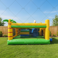 Château gonflable girafe pour enfants, trampoline, équipement de parc d'attractions, protection UV, PVC ignifuge, imperméable