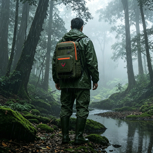 Mochila Sumergible ARTEX con Logotipo Personalizado, IPX7, con Cierre, Correas Molle, para Pesca, Senderismo, Impermeable - Product Image 6