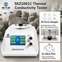 SKZ1061C Échantillon universel 5s Sonde mobile ultra-rapide Mesureur de conductivité thermique Méthode TPS Test rapide 5-160s ISO22007-2