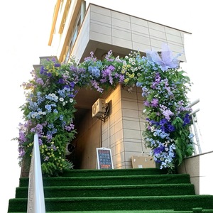 Luxury Lush Greenery <b>Arch</b> <b>Decor</b> For High End Wedding Reception Banquet Centerpiece And Entrance Layout - Product Image 3