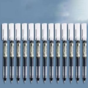 Bolígrafo de Gel Líquido de Escritura Fluida, de Secado Rápido, Neutro, para Firmas, Exámenes, Estudiantes, Negro, Plástico, con Purpurina - Product Image 5