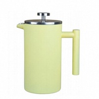 Cafetière à piston en acier inoxydable 350/600/800/1000ML, isotherme, avec infuseur à thé, double paroi, portable, pour la cuisine