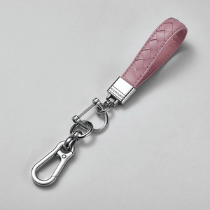 <b>Car</b> Keychain Lambskin Leather Zinc Alloy Metal <b>Key</b> <b>Ring</b> For Men Women Anti Loss <b>Car</b> <b>Key</b> Accessory - Product Image 3