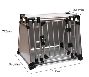 กล่องขนส่งสุนัขลังสุนัขทำจากอลูมิเนียมการบินหนัก XXL หรูหรา - Product Image 6