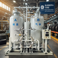 Generator Nitrogen PSA 99,9% Industri untuk Lini Produksi Vulkanisasi dan Pengisian Nitrogen Ban Karet