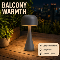 Lampe de jardin moderne en forme de champignon avec détection de mouvement, éclairage automatique à économie d'énergie pour les chemins extérieurs résidentiels et les coins
