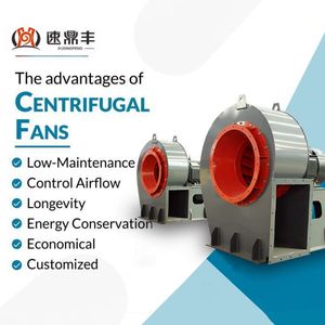 Hoge Temperatuur Centrifugale Ventilator 6-51no5a Metalen Industriële Ketel Geïnduceerde Ventilator Uitlaat Ventilator Centrifugaal - Product Image 5