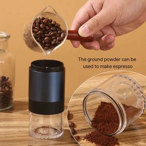 เครื่องบดกาแฟแบบพกพาใหม่ ตัวเครื่องทำจากอลูมิเนียมอัลลอยด์ ชาร์จไฟได้ ใช้ในบ้านและนอกบ้าน - Product Image 4