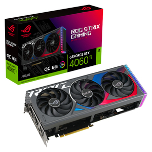Used ASU'S STRIX GeForce RTX 4060 Ti 8GB GDDR6 OC Edition Gaming <b>Graphics</b> <b>Card</b> With 4th Gen Tensor Cores Support OverClock ASUS - Product Image 1