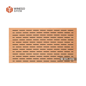 Chine Grande Usine Bon Prix Mdf Tissu D'art Mdf Fendue Panneaux Acoustiques Estudio Musicale Pour <span class=keywords><strong>Studio</strong></span> Etc - Product Image 2