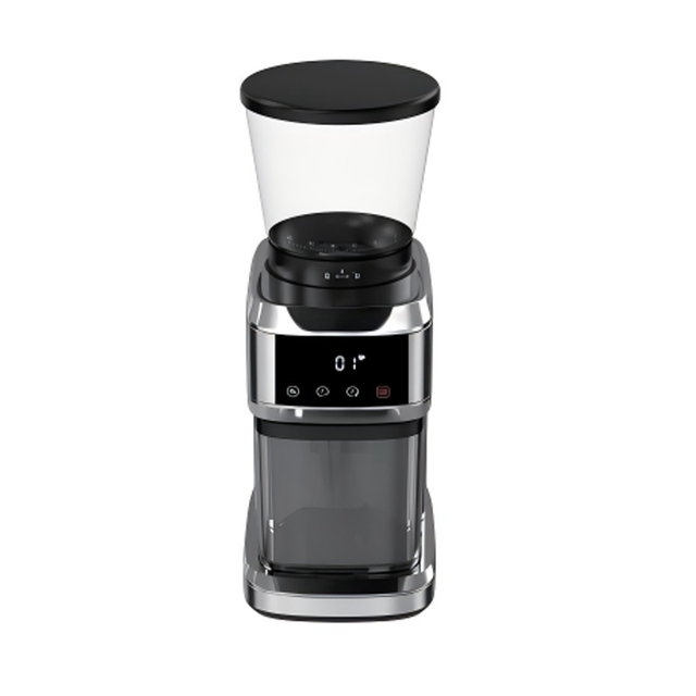 Customizable Grind Electric Espresso Machine Equipment Automatic Anti-Static Burr Coffee Bean Grinder Stainless Steel Household