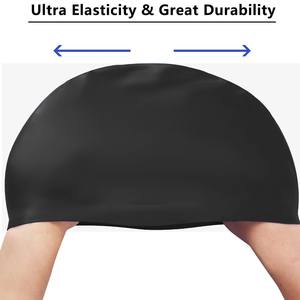 Gorro <span class=keywords><strong>de</strong></span> Natación <span class=keywords><strong>de</strong></span> Silicona Suave y Duradero <span class=keywords><strong>de</strong></span> Alta Calidad, Protege Efectivamente el Cabello y las Orejas, Disponible en Varios Colores - Product Image 1