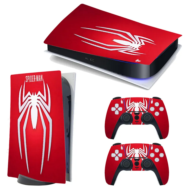 Custom Design PS5 Game Console Vinyl Decal Sticker Film Protection Skin Controller Sticker for PS5 Console and Controller